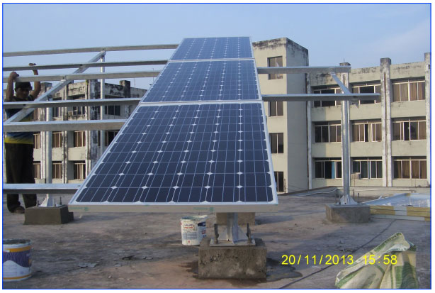 Solar Panel Mounting Frame Structure at Khulna (5 Kw Project)